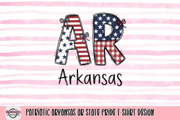 Arkansas Pride T-Shirt with Patriotic Flair