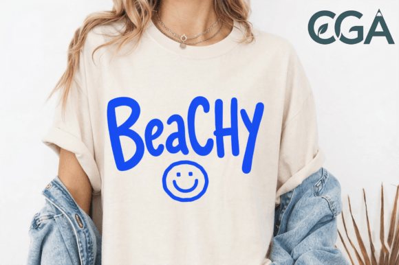 Beachy Smiley Face Retro Summer PNG: A Perfect Blend of Style and Simplicity