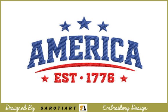 Celebrate American Heritage with the America 1717 Retro USA Patriotic Design