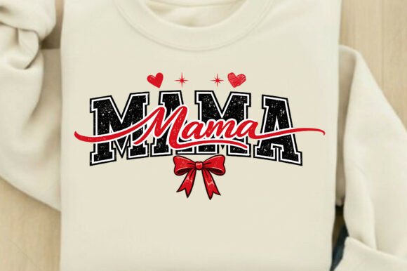 Coquette Mama Love Mother's Day PNG