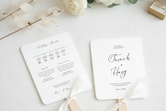 Creating a Seamless Wedding Experience with the Wedding Program Timeline Fan Template