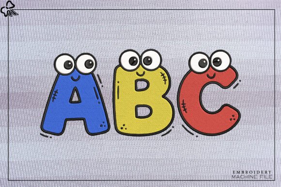 Cute Alphabet Letters Embroidery Design: A Strategic Tool for Engaging and Educational Projects