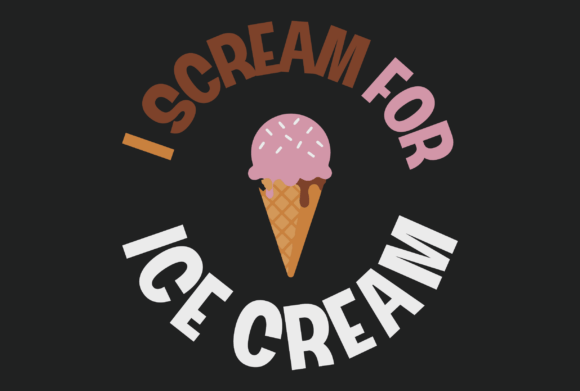 Delight in the Sweetness of I Scream for Ice Cream Cone