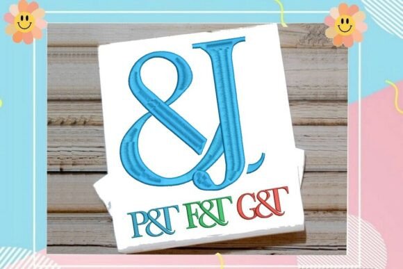 Elegant Interlocking Ampersand J Monogram