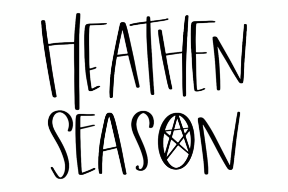 Embrace the Mystical Charm of Heathen Halloween Season SVG