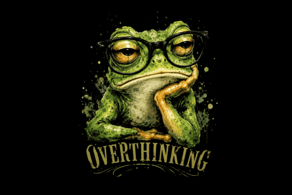 Leap into Creativity with Overtinking Frog Design