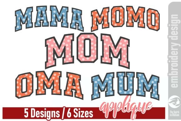 Mother's Day Applique Design Bundle - V1: A Perfect Addition to Your Creative Projects