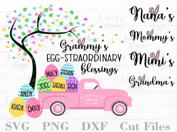 Nana's Eggstraordinary Blessings Easter: A Creative and Versatile Digital Asset