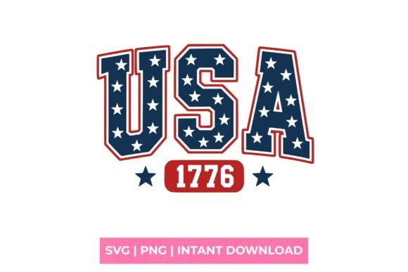 USA 1776 Patriotic Collegiate SVG: A Bold and Versatile Design for Your Creative Projects